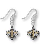 Aminco New Orleans Saints Logo Drop Earrings