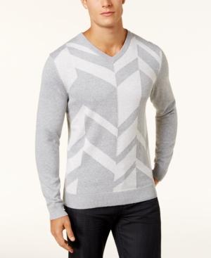 Alfani Men's Broken Chevron Sweater, Created For Macy's