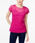 Inc International Concepts Mesh Top, Created For Macy's