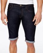 Gstar Men's 3301 Super-slim-fit Blue Denim Shorts