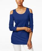 Inc International Concepts Cold-shoulder Top, Only At Macy's
