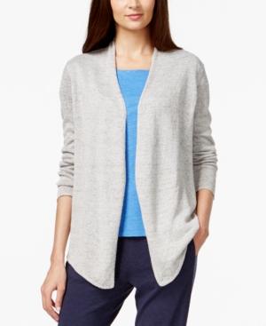 Eileen Fisher Open-front Linen Cardigan
