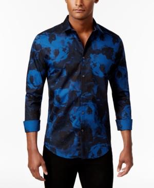 Calvin Klein Men's Floral-print Shirt