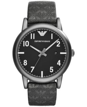 Emporio Armani Men's Dark Eagle Print Strap Watch 41mm Ar1834