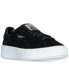 Puma Women's Suede Platform Casual Sneakers From Finish Line