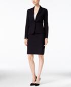 Tahari Asl Petite One-button Skirt Suit