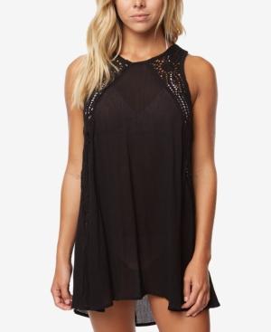 O'neill Juniors' Sophie Crochet-trim Dress Cover-up,a Macy's Exclusive Style Women's Swimsuit