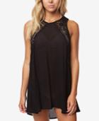 O'neill Juniors' Sophie Crochet-trim Dress Cover-up,a Macy's Exclusive Style Women's Swimsuit