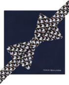 Tommy Hilfiger Goose Pre-tied Bow Tie And Pocket Square Set