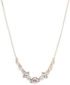 Givenchy Gold-tone Small Crystal Cluster Collar Necklace