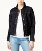Tommy Hilfiger Ruffled Denim Jacket, Only At Macy's