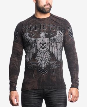 Affliction Men's Graphic-print Thermal T-shirt