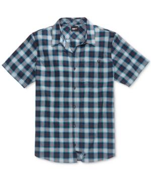 Fox Men's Shackled Yarn-dyed Plaid Pocket Shirt