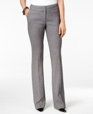 Alfani Petite Yarn-dyed Wide-leg Pants, Only At Macy's