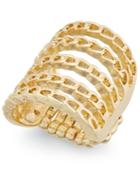 Thalia Sodi Gold-tone Chain Link Stretch Ring, Only At Macy's