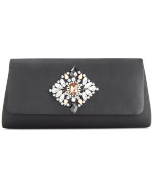 La Regale Stone Satin Clutch