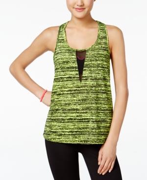 Material Girl Active Mesh-back Printed Tank Top, Only At Macy's