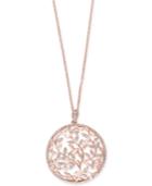 Effy Diamond Vine Pendant Necklace (9/10 Ct. T.w.) In 14k Rose Gold