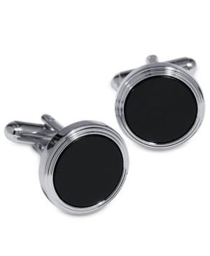 Geoffrey Beene Cufflinks, Stepped Circle Cufflinks Boxed Set