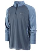 Columbia Men's Tenino Hills Performance And Sun Protection Quarter-zip Top