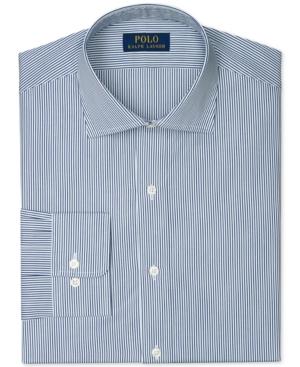 Polo Ralph Lauren Navy Stripe Dress Shirt