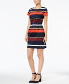 Tommy Hilfiger Peggy Striped Dress, Only At Macy's