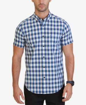 Nautica Men's Classic/regular Fit Delft Plaid Shirt