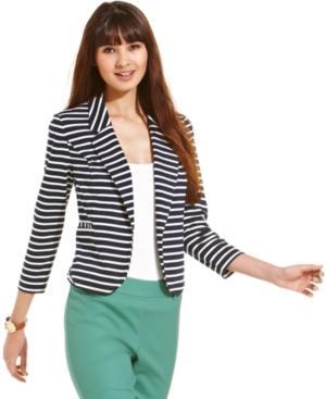 Maison Jules Striped Blazer