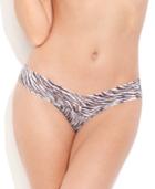 Hanky Panky Zebra Low Rise Thong 441584 Women's Shoes