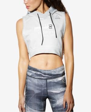 Reebok Combat Glory Cropped Pullover Hoodie