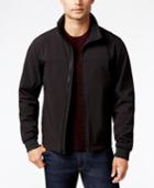 Perry Ellis Big And Tall Soft-shell Zip-front Jacket
