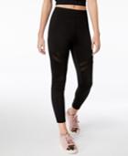 Material Girl Juniors' Mesh-inset Leggings, Created For Macy's