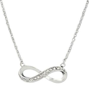 Diamond Infinity Pendant In Sterling Silver (1/10 Ct. T.w.)
