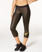 Nike Pro Cool Gold Capri Leggings