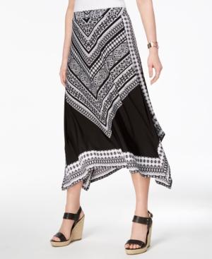 Jm Collection Handkerchief-hem Maxi Skirt, Created For Macy's
