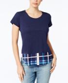 Maison Jules Layered-look T-shirt, Created For Macy's