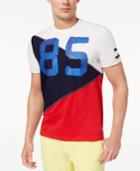 Tommy Hilfiger Men's 85 Pieced Colorblocked Graphic-print T-shirt