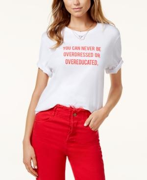 The Style Club Cotton Overdressed Graphic T-shirt