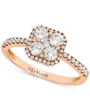 Le Vian Diamond Halo Ring (3/4 Ct. T.w.) In 14k Rose Gold
