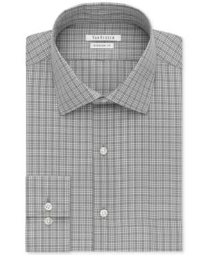 Van Heusen Cinder Grey Check Dress Shirt