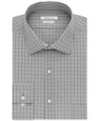 Van Heusen Cinder Grey Check Dress Shirt