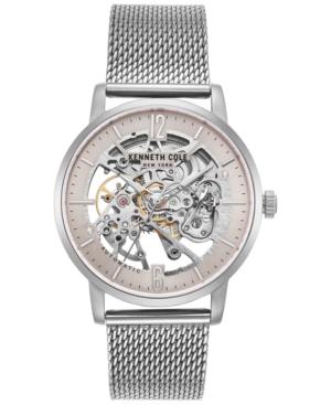 Kenneth Cole New York Men's Automatic Stainless Steel Mesh Bracelet Watch 43mm