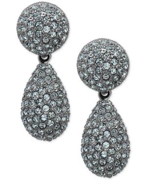 Nina Pave Teardrop Earrings