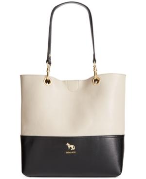 Emma Fox Jutland Leather Colorblocked North South Tote