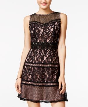 Shift Juniors' Lace A-line Dress