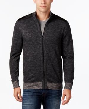 Retrofit Men's Space-dyed French Terry Track Sweatshirt