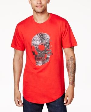 Sean John Men's Beaded Skull T-shirt