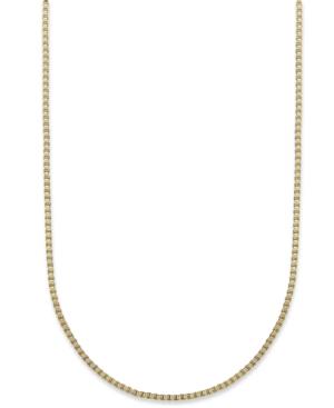 Giani Bernini 24k Gold Over Sterling Silver Necklace, 20 Box Chain