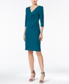 Betsey Johnson Ruched Sheath Dress