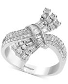 Effy Diamond Intertwined Statement Ring (5/8 Ct. T.w.) In 14k White Gold